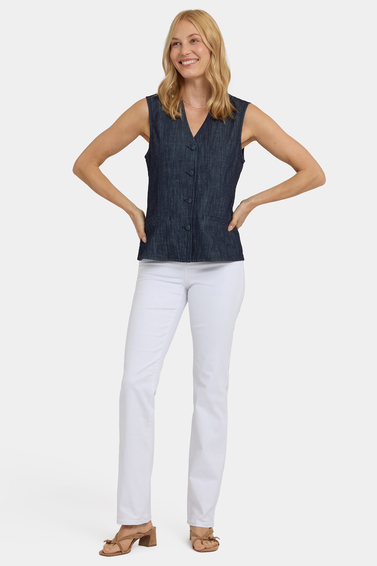 Denim Vest - Dark Indigo Blue | NYDJ