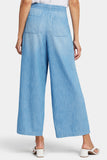 NYDJ Jayne Wide Leg Ankle Pull-On Pants With Super High Rise - Riviera Sky
