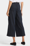 NYDJ Whitney Crop Pull-On Cargo Pants   - Overdye Black