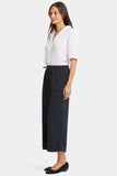 NYDJ Whitney Crop Pull-On Cargo Pants   - Overdye Black