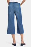 NYDJ Brigitte Wide Leg Capri Jeans With High Rise - Mission Blue