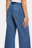 NYDJ Brigitte Wide Leg Capri Jeans With High Rise - Mission Blue