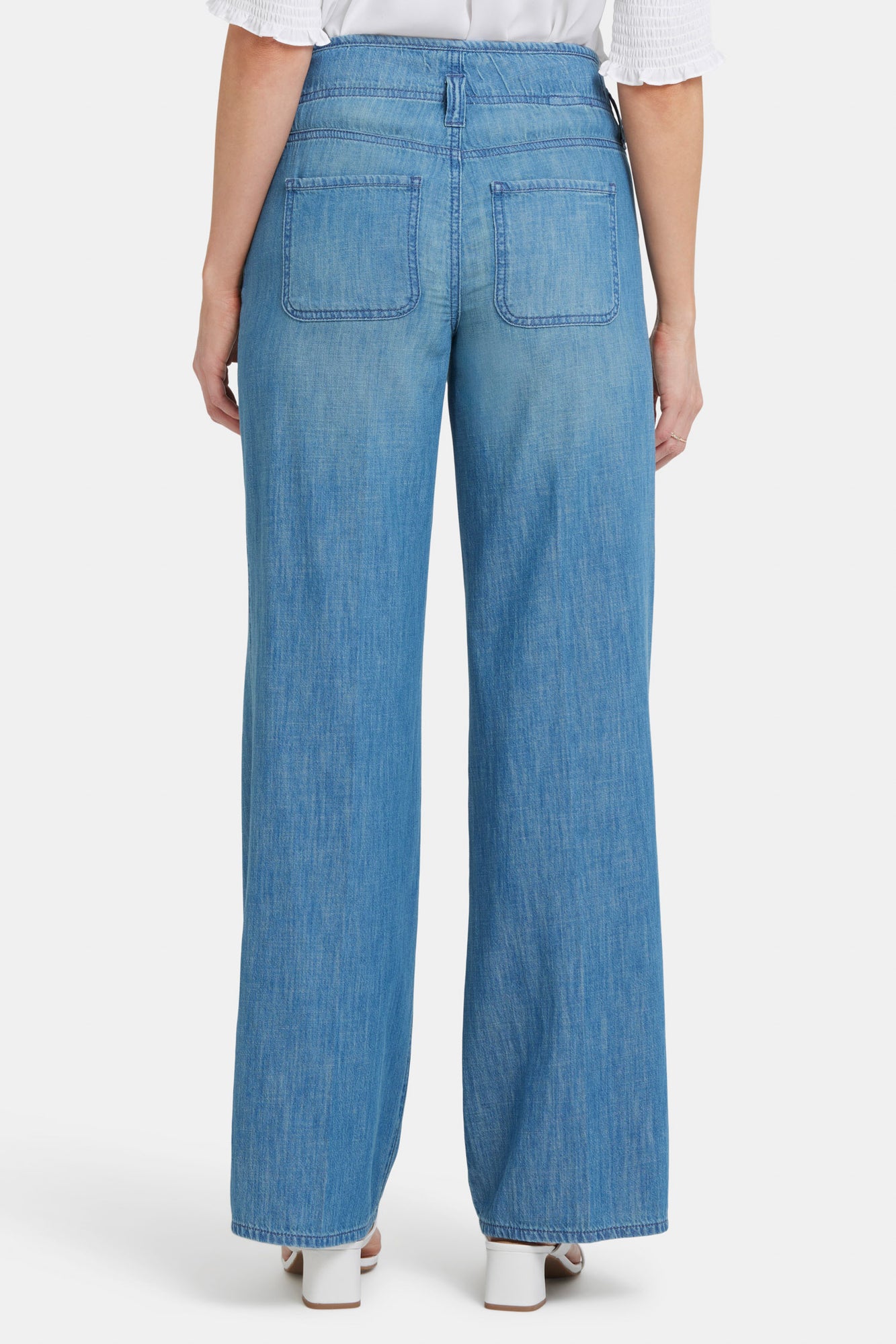 Teresa Wide Leg Jeans With High Rise - Crown Blue | NYDJ