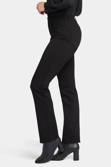NYDJ Marilyn Straight Jeans  - Black