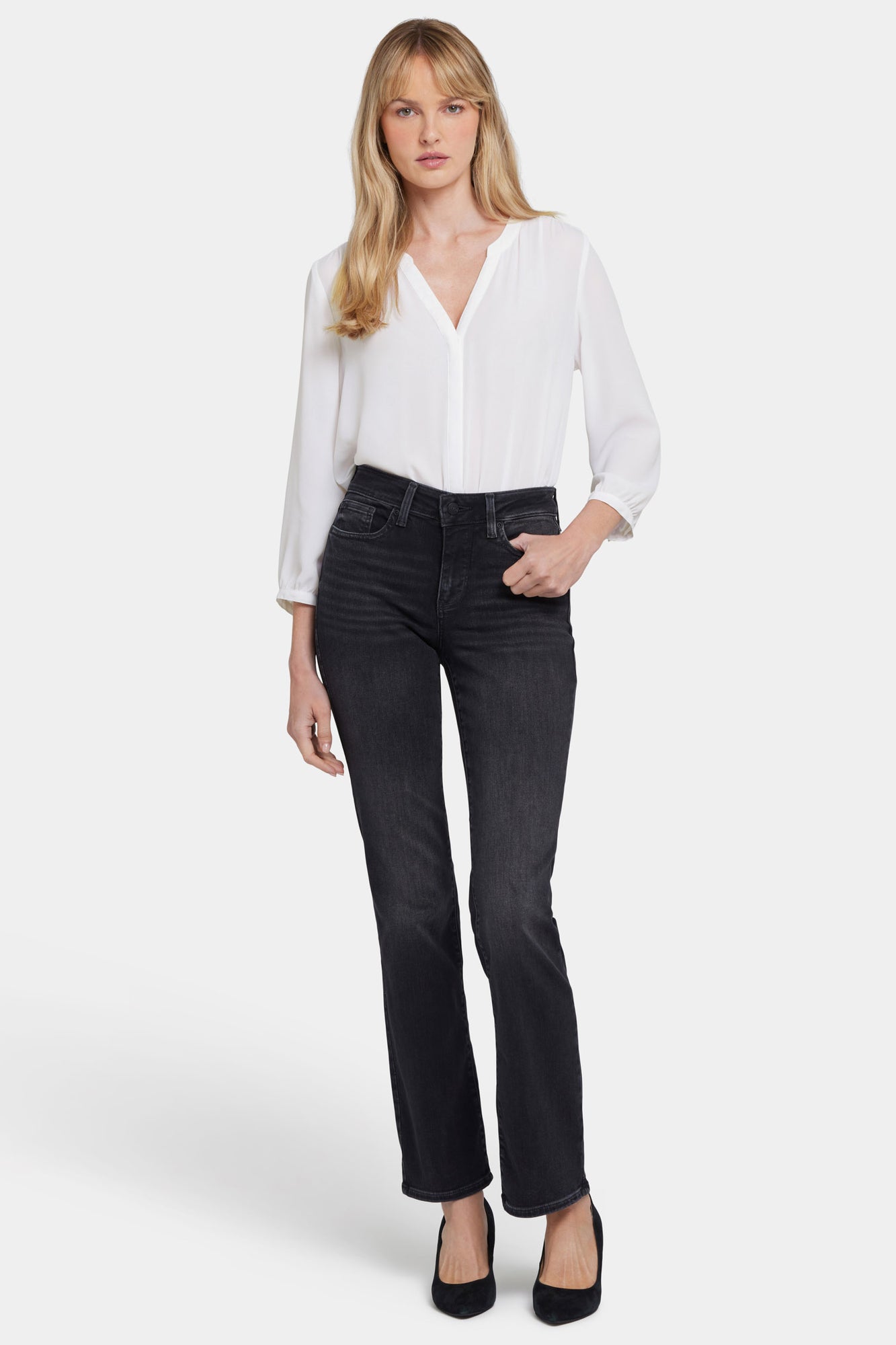 NYDJ Marilyn Straight Jeans  - Nightbreak