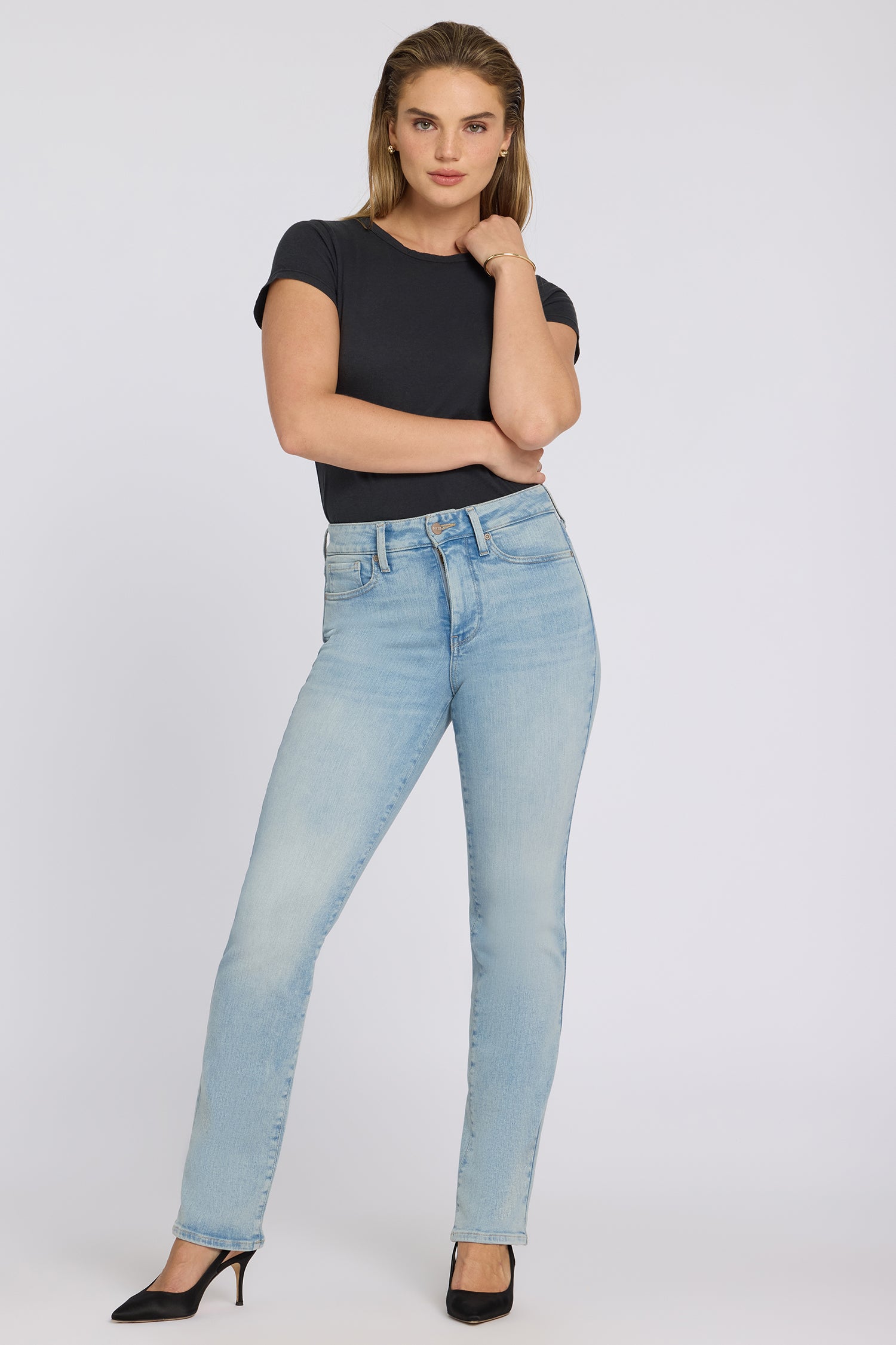 NYDJ Marilyn Straight Jeans In Re-New™ Denim With High Rise And 31