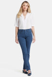 NYDJ Billie Mini Bootcut Jeans With High Rise - Icy Stripe