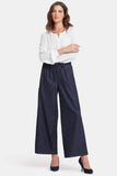 NYDJ Whitney Pull-On Cargo Ankle Pants   - Bay Blue