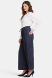 NYDJ Whitney Pull-On Cargo Ankle Pants   - Bay Blue