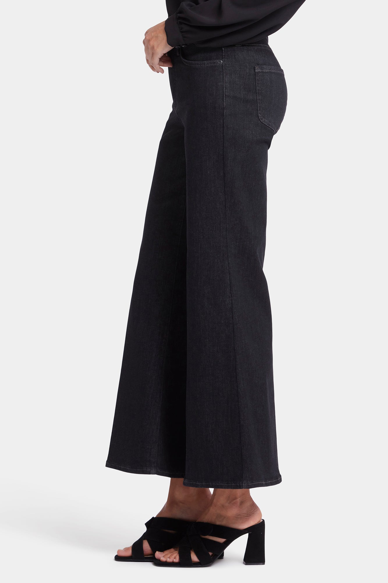 NYDJ Mia Palazzo Ankle Jeans With High Rise - Eternity