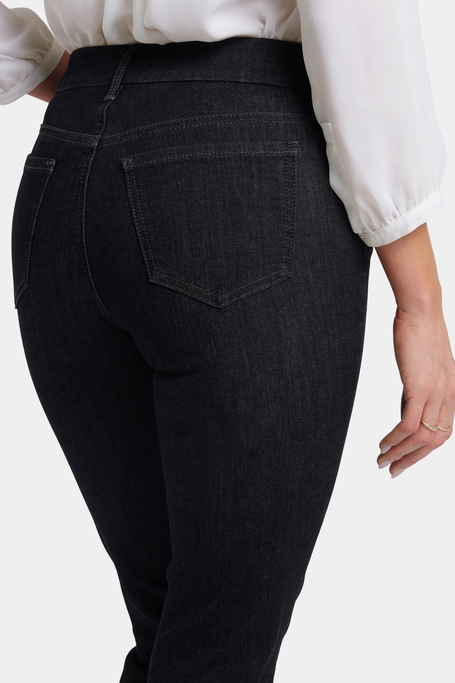Waist-Match™ Marilyn Straight Jeans - Eternity Black | NYDJ