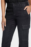 NYDJ Sheri Slim Jeans With Cargo Pockets - Garden Ranch