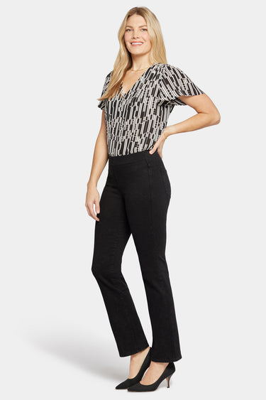 NYDJ Pull-On Straight Pants  - Stellar