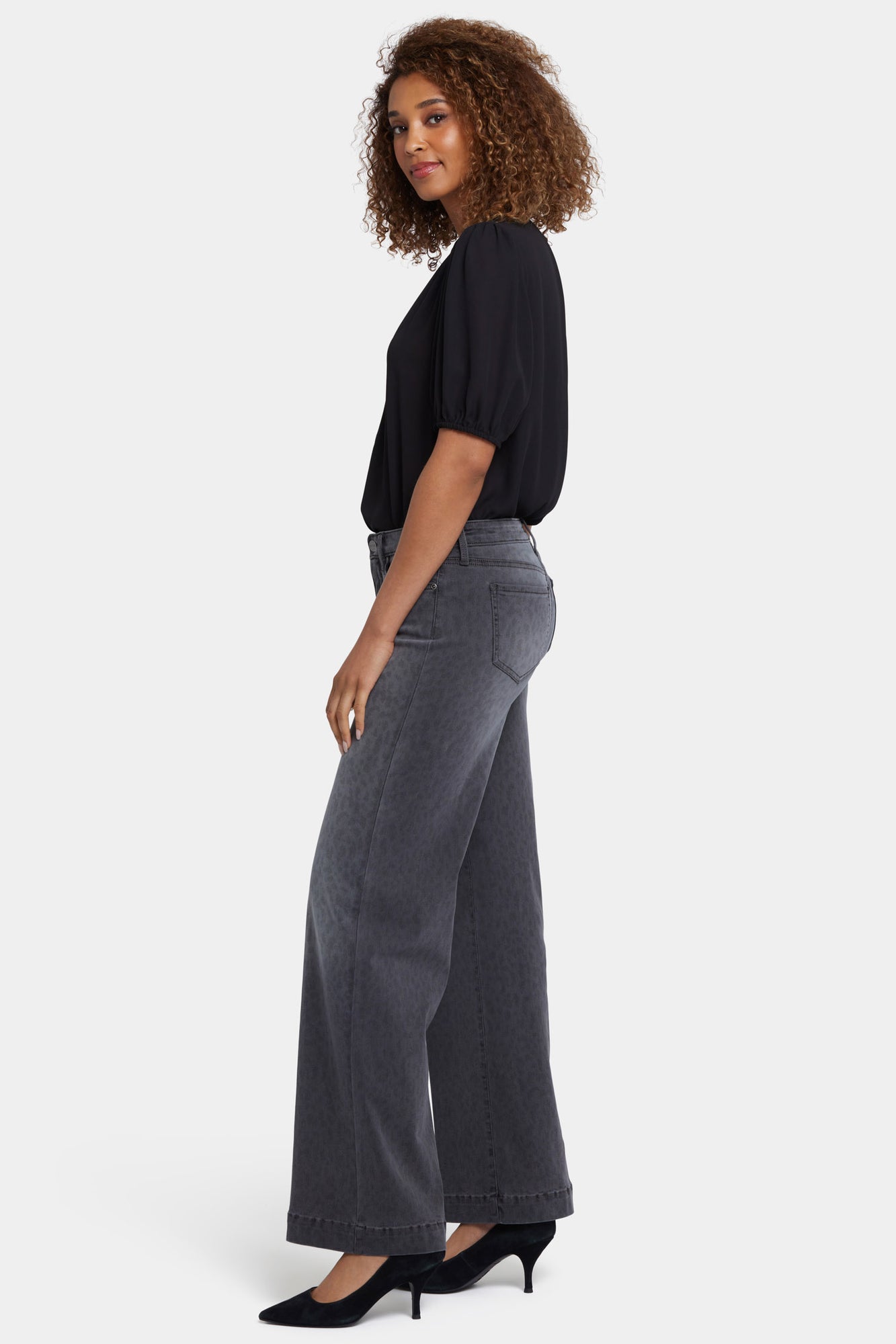 NYDJ Teresa Wide Leg Jeans With 1 1/2