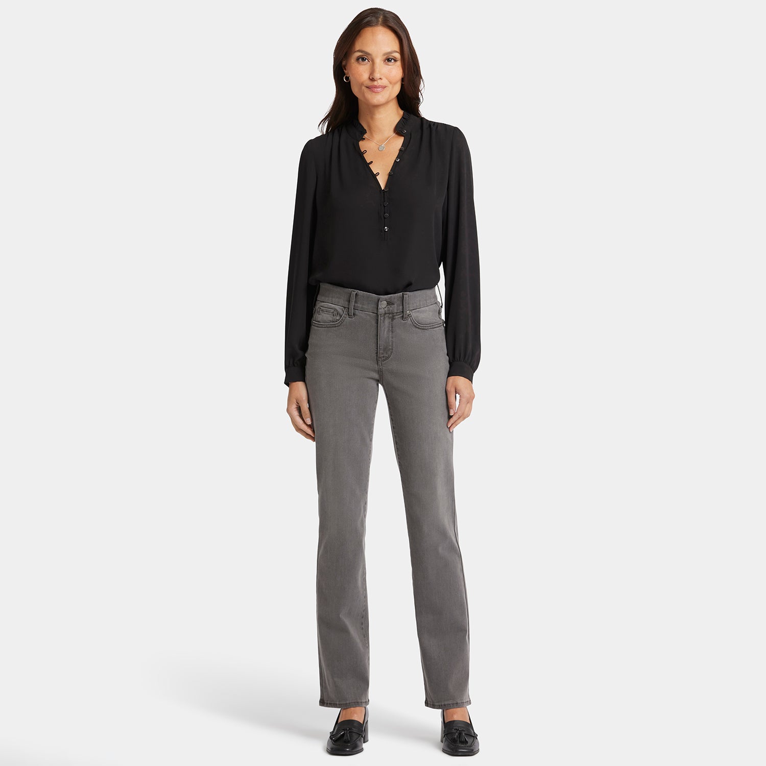 Waist-Match™ Marilyn Straight Jeans - Highlands Grey | NYDJ