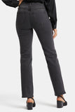 NYDJ Marilyn Straight Jeans In Long Inseam With High Rise - Cloud Stone