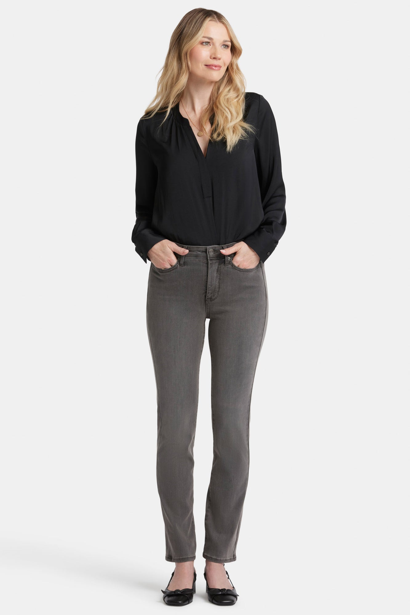 NYDJ Sheri Slim Jeans With High Rise - Highlands