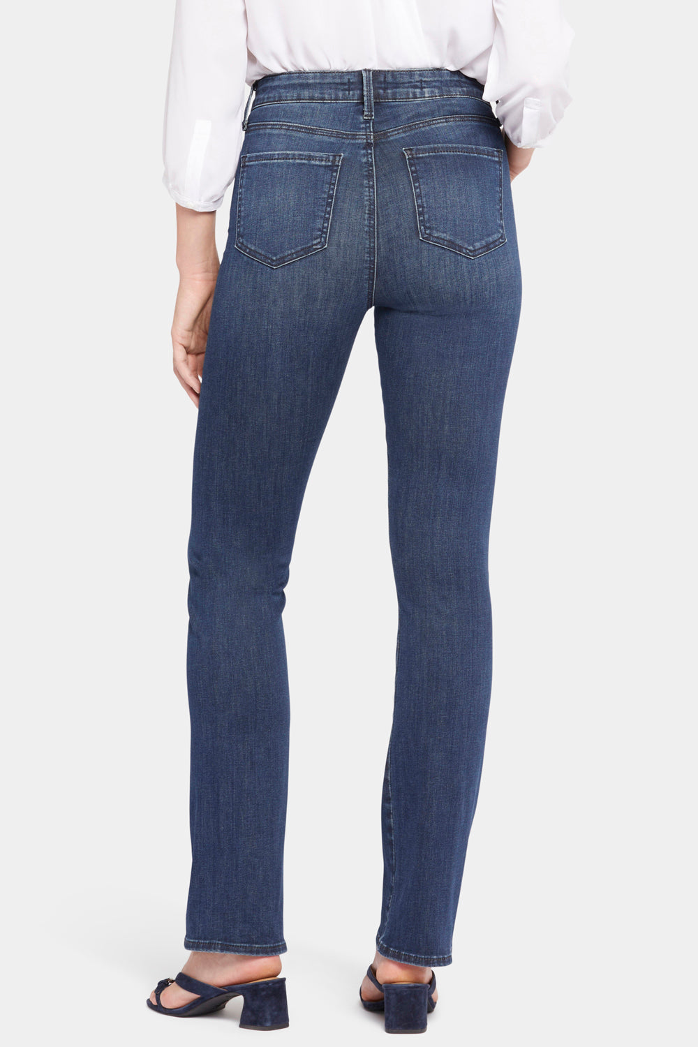 Le Silhouette Slim Bootcut Jeans With High Rise - Precious Blue | NYDJ