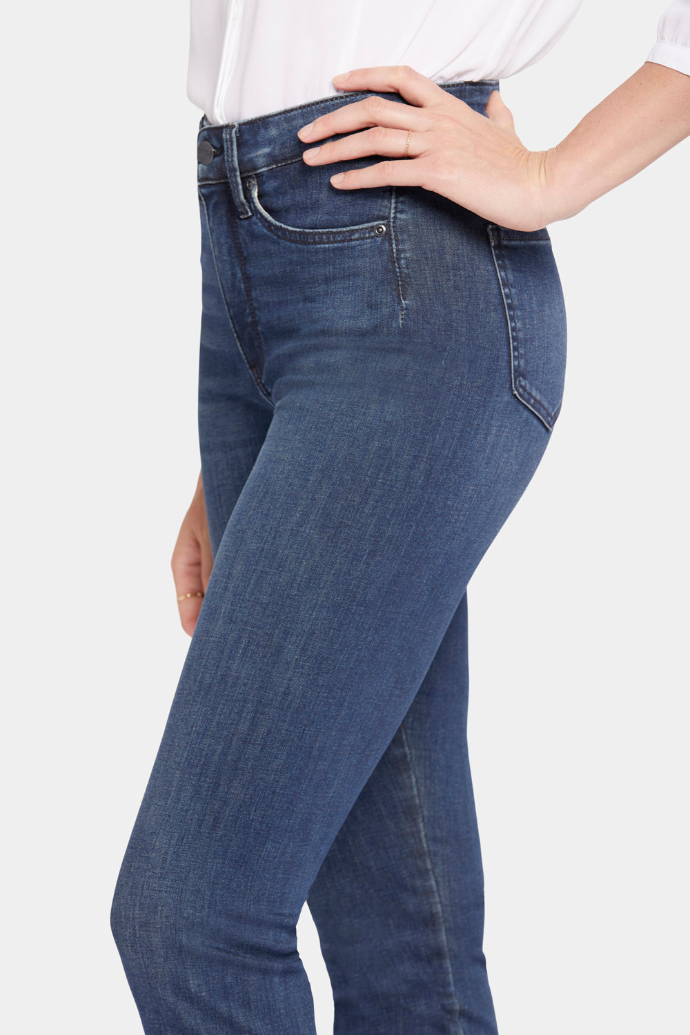 NYDJ Le Silhouette Slim Bootcut Jeans With High Rise - Precious