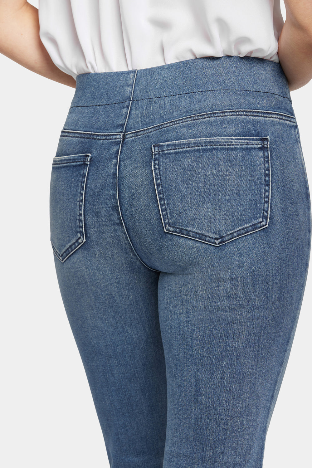 Pull-on Straight Jeans - Pristine Blue | NYDJ
