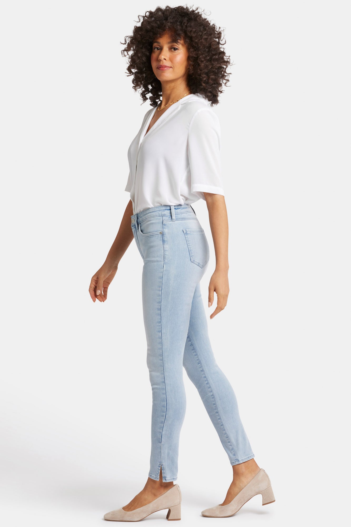 NYDJ Curve Shaper™ Ami Skinny Jeans With High Rise And Side Slits - Misty Ridge