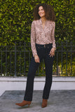 NYDJ Barbara Bootcut Jeans With High Rise And Double-Button Waistband - Magical