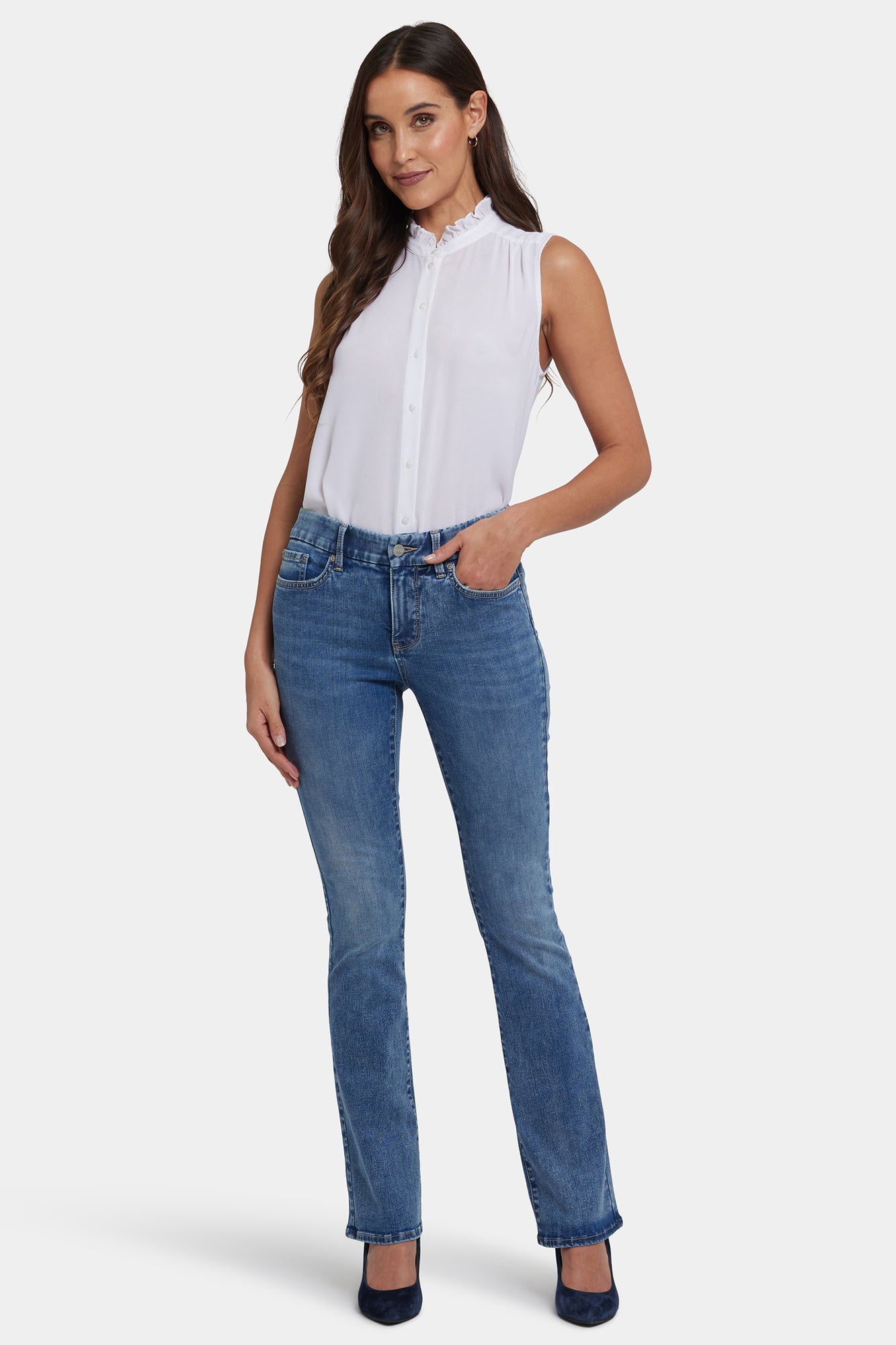 NYDJ Waist-Match™ Barbara Bootcut Jeans  - Parisian Sky