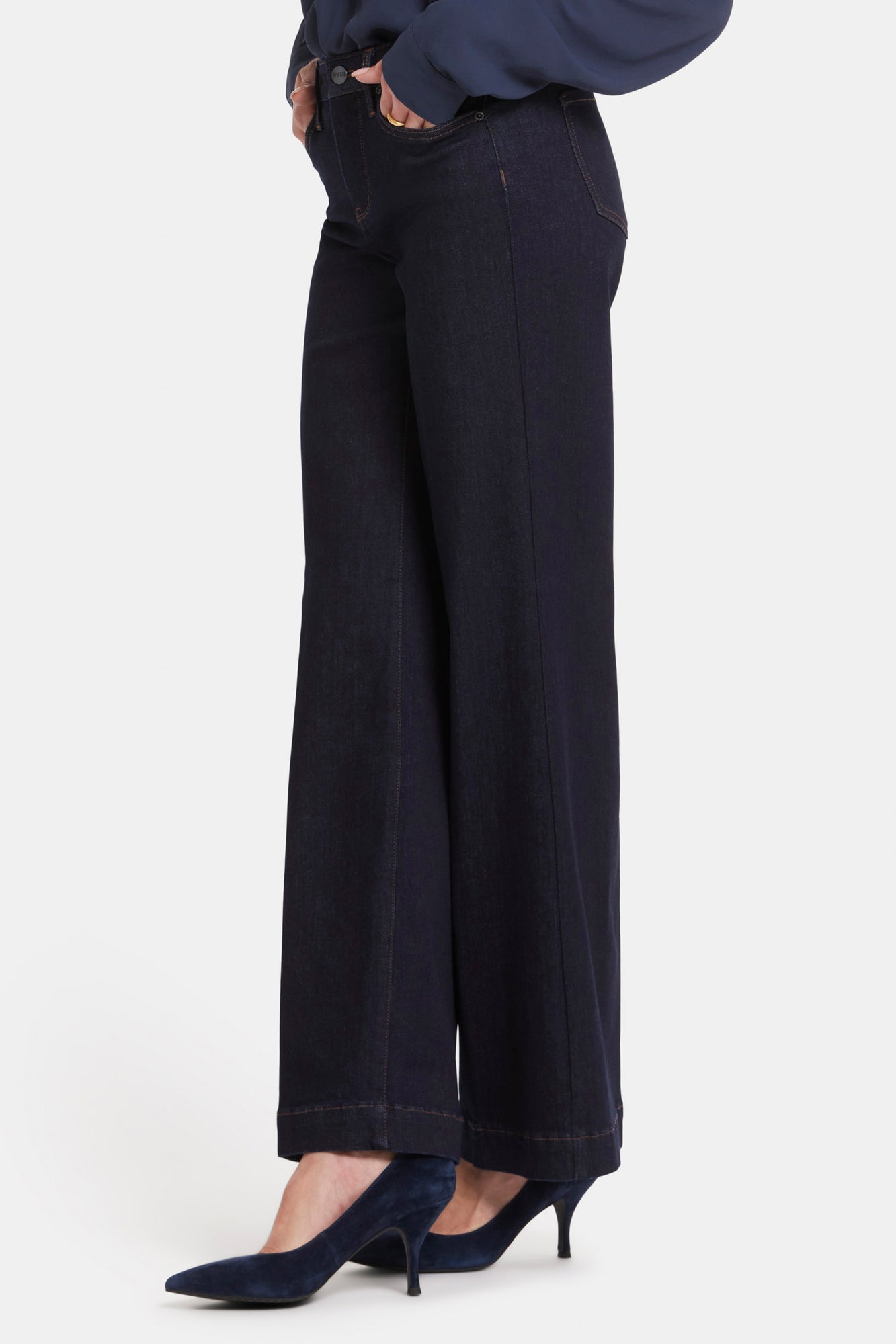 NYDJ Teresa Wide Leg Jeans With 1 1/2