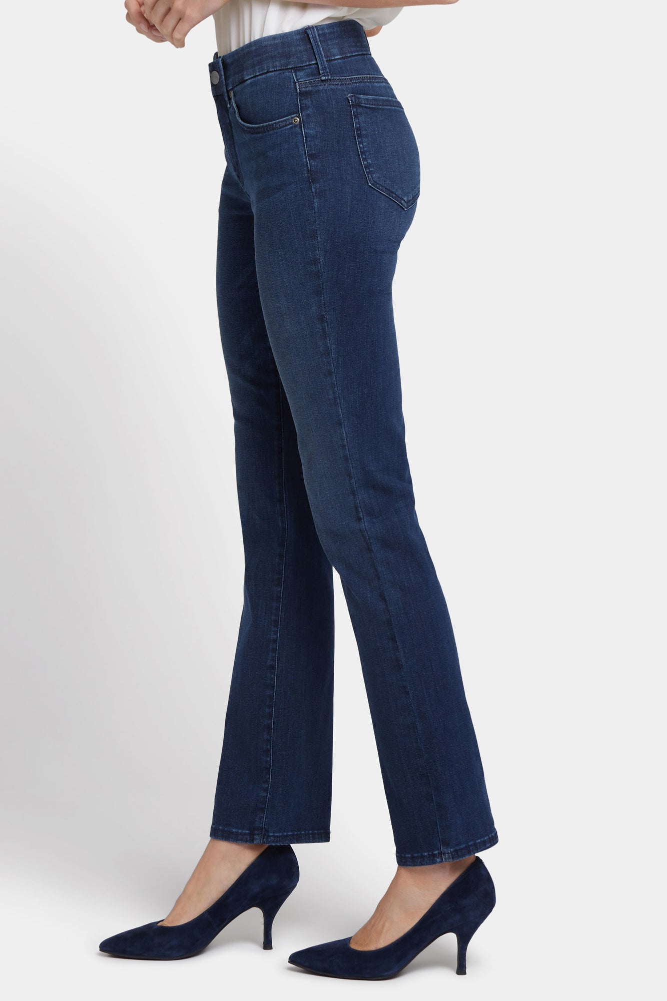 NYDJ Waist-Match™ Marilyn Straight Jeans In Long Inseam  - Basin