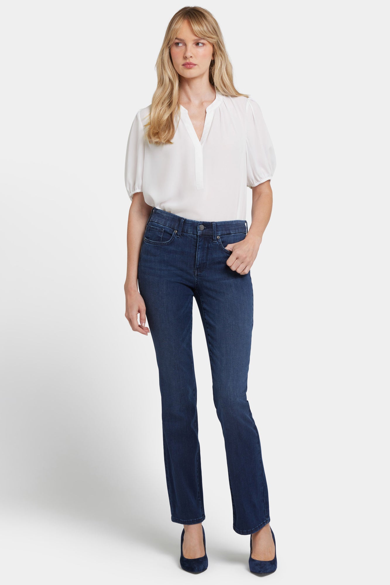 NYDJ Waist-Match™ Marilyn Straight Jeans  - Basin