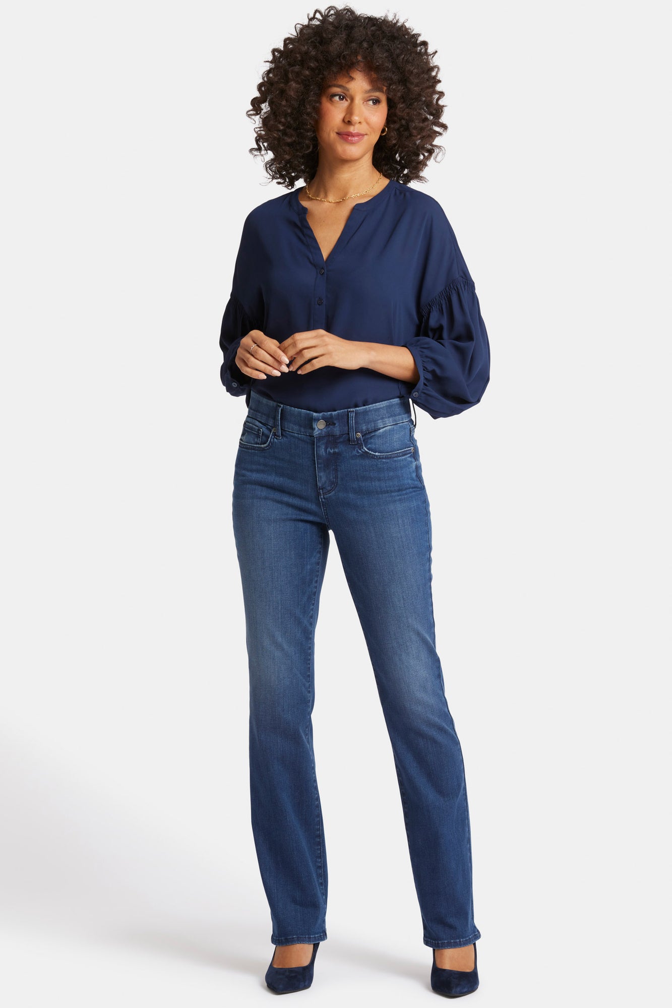 NYDJ Waist-Match™ Marilyn Straight Jeans  - Moonlight