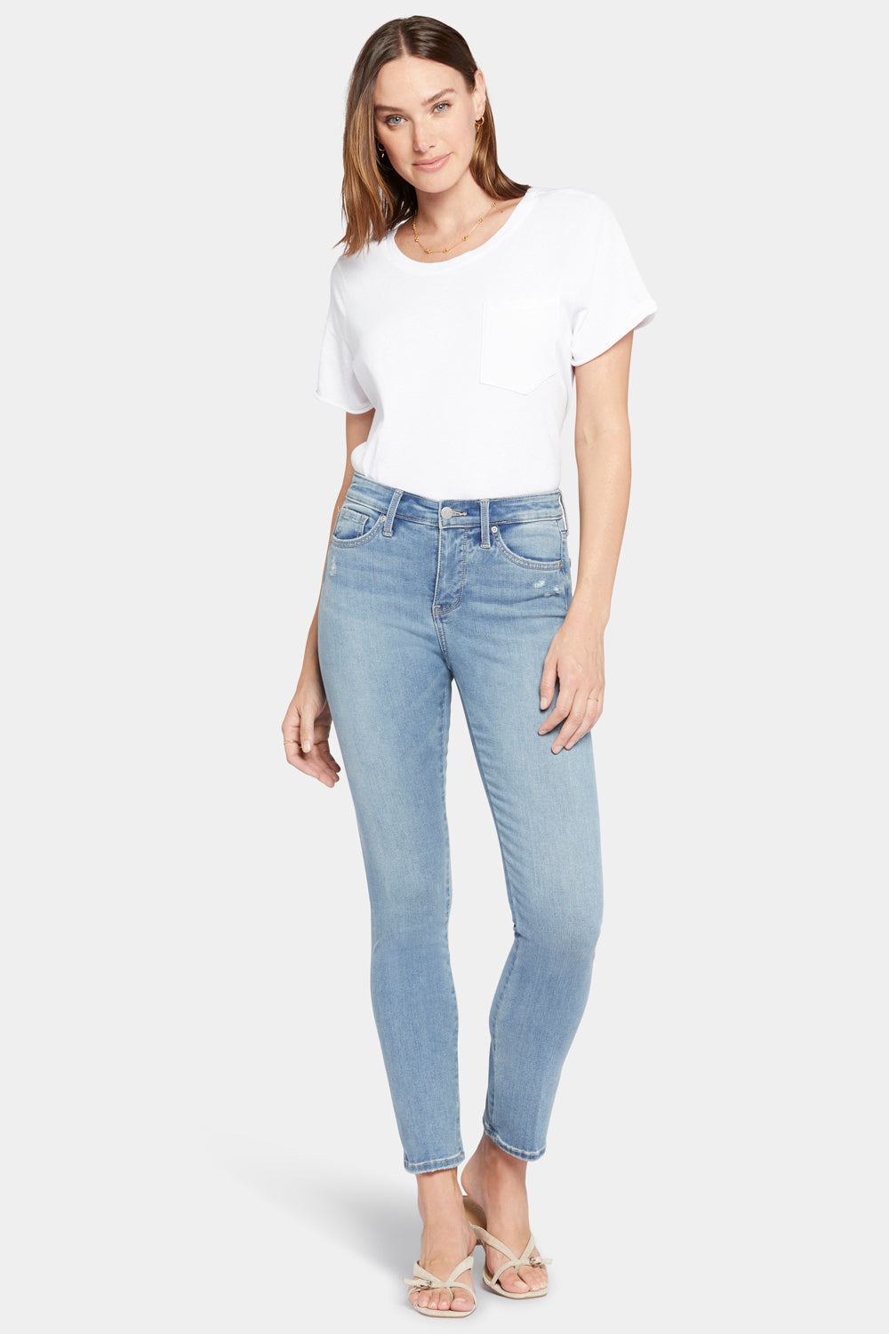 NYDJ Le Silhouette Sheri Slim Jeans  - Angel