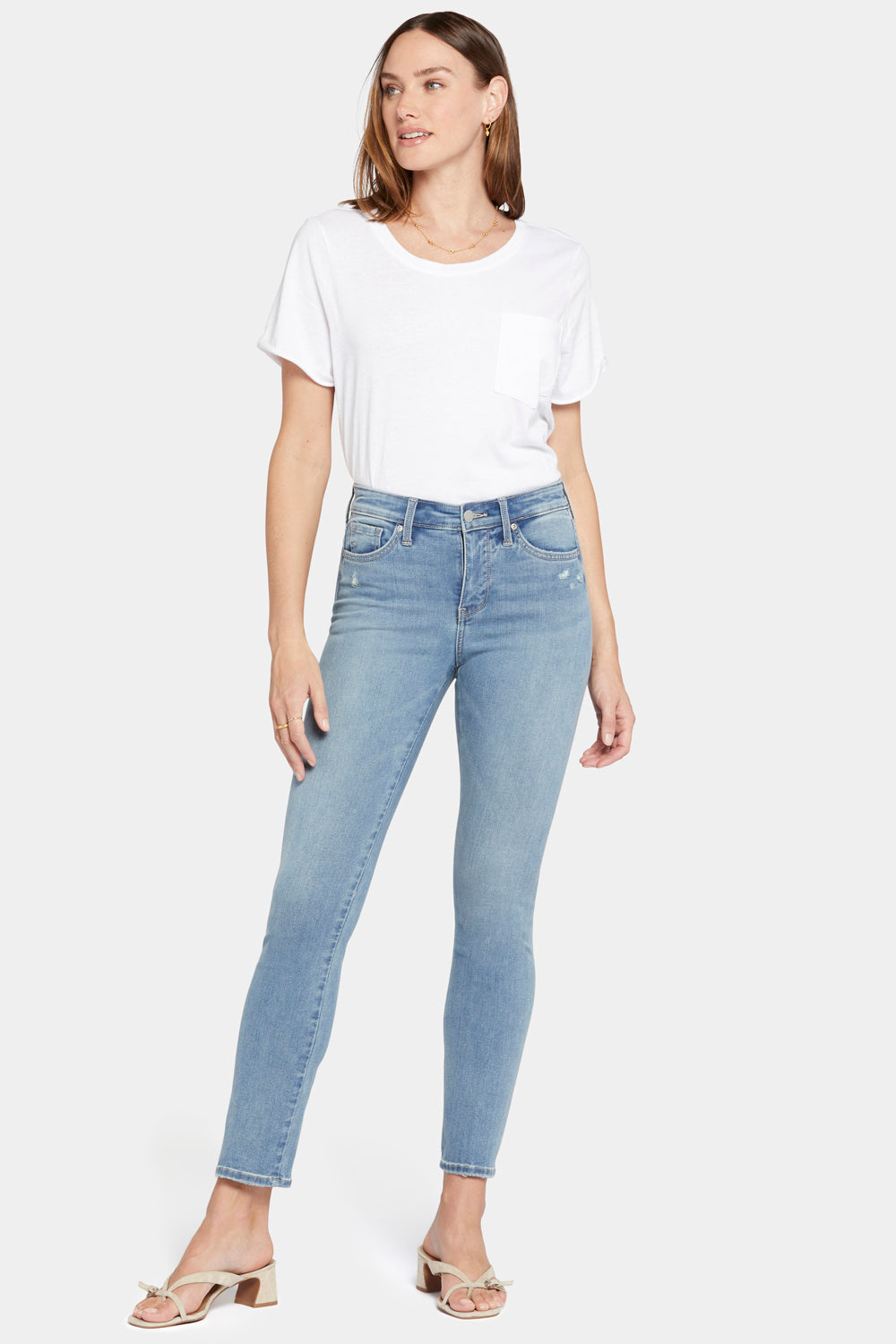 NYDJ Le Silhouette Sheri Slim Jeans  - Angel