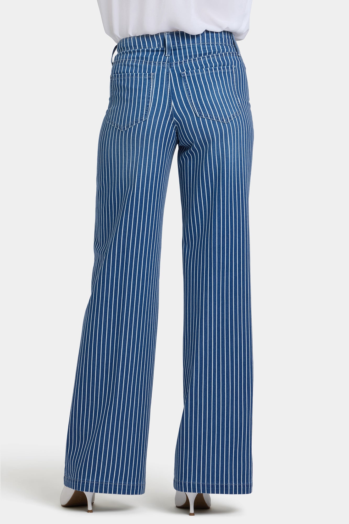 NYDJ Teresa Wide Leg Jeans  - Marseille Stripe