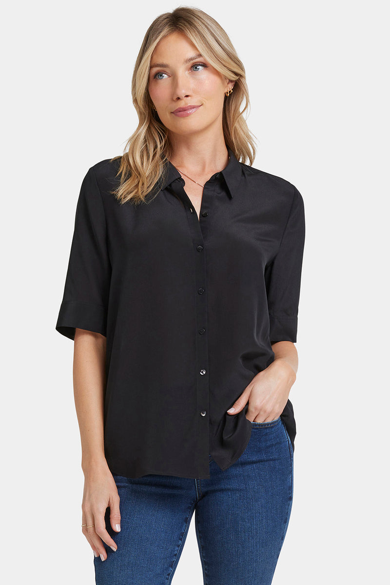 shop our new Riley Silk Blouse