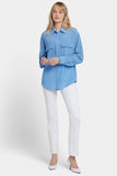 NYDJ Lauren Silk Blouse  - Pacific Coast