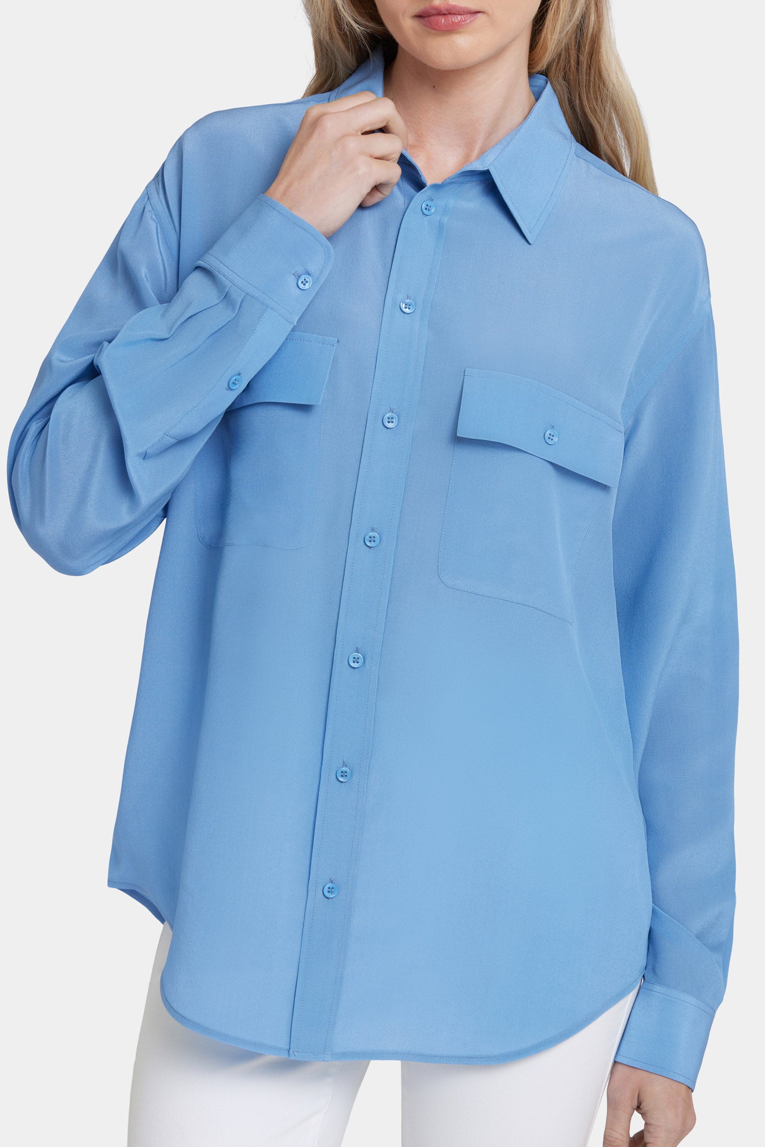 トップス BLUELEA silky jagcquard blouse XFLWAM Women's Satin Silk Draped Cowl Neck Ruched Top Long