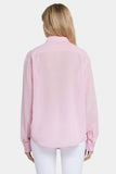 NYDJ Lauren Silk Blouse  - Pink Nectar