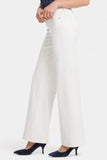 NYDJ Teresa Wide Leg Jeans With 1 1/2" Hems - Winter White