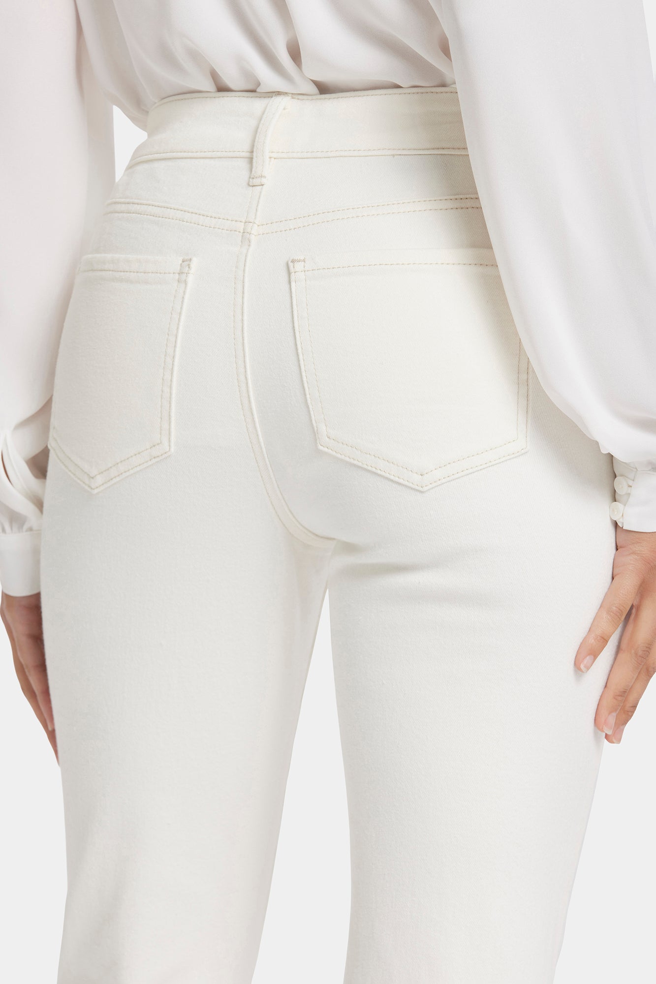 NYDJ Marilyn Straight Jeans  - Winter White