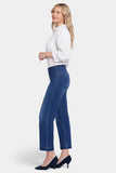NYDJ Bailey Relaxed Straight Ankle Pull-On Jeans In Soft-Contour Denim™ - Mission Blue