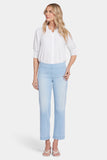NYDJ Bailey Relaxed Straight Ankle Pull-On Jeans In Soft-Contour Denim™ - Santorini
