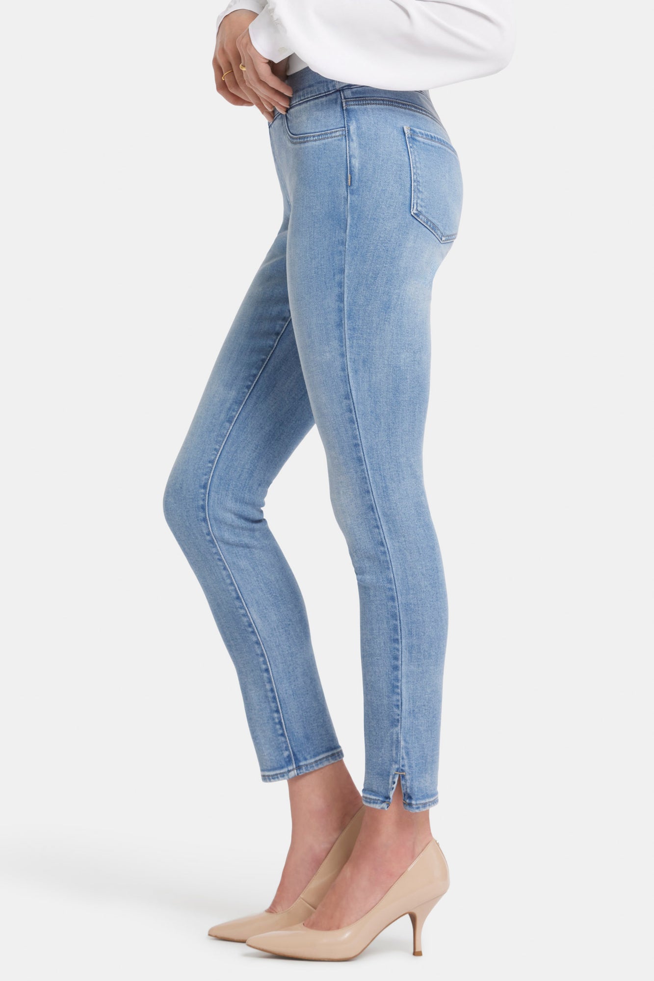 NYDJ Alina Skinny Pull-On Jeans In Soft-Contour Denim™ - Blue Valley