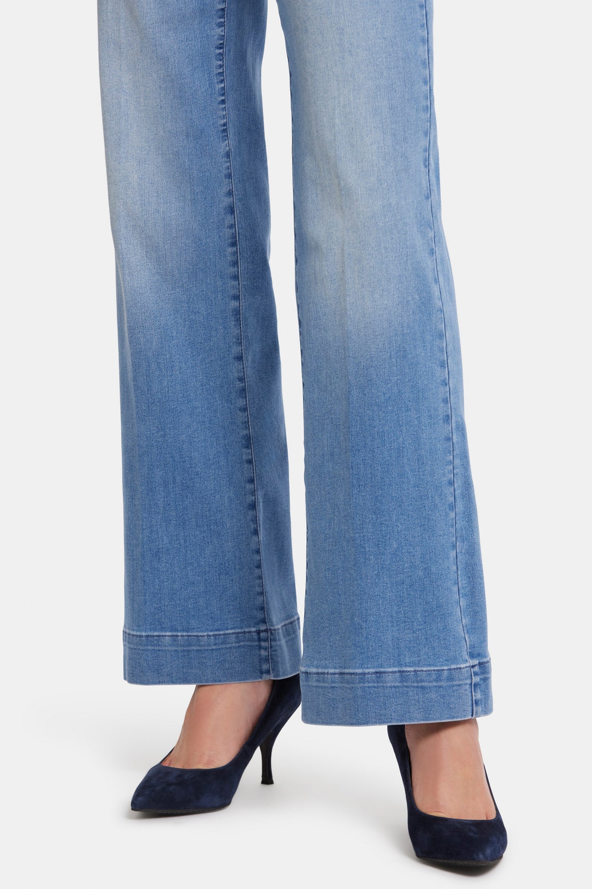 NYDJ Teresa Trouser Wide-Leg Jeans  - Everly