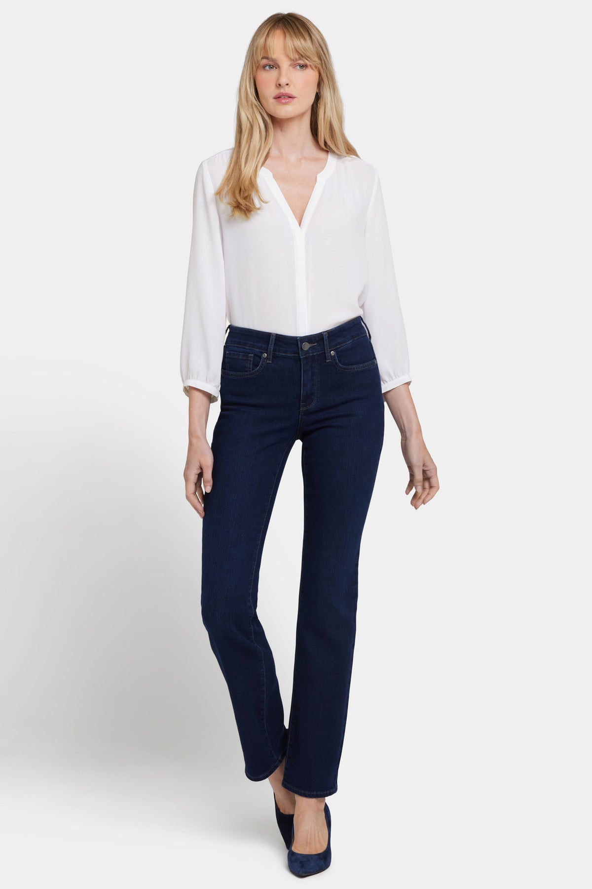 NYDJ Marilyn Straight Jeans  - Burbank Wash