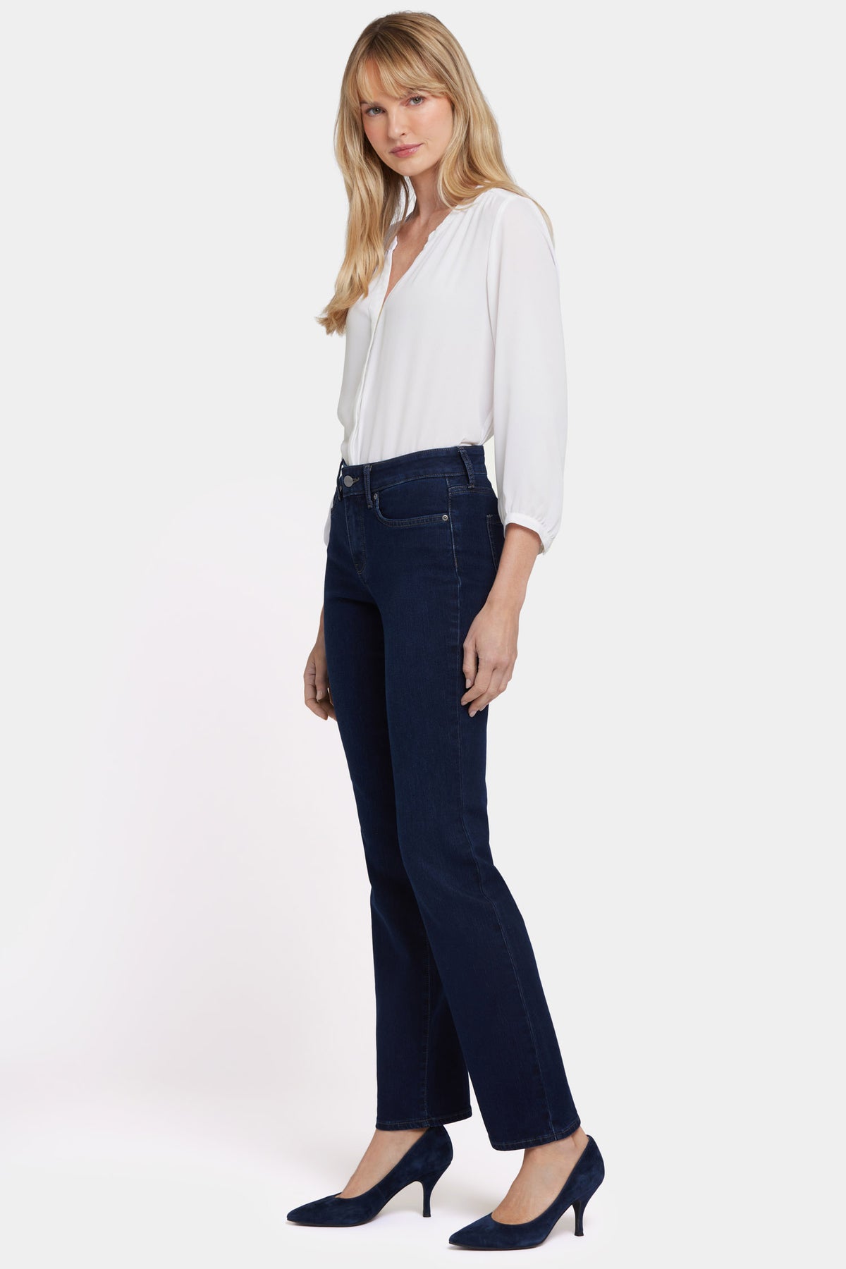 NYDJ Marilyn Straight Jeans  - Burbank Wash