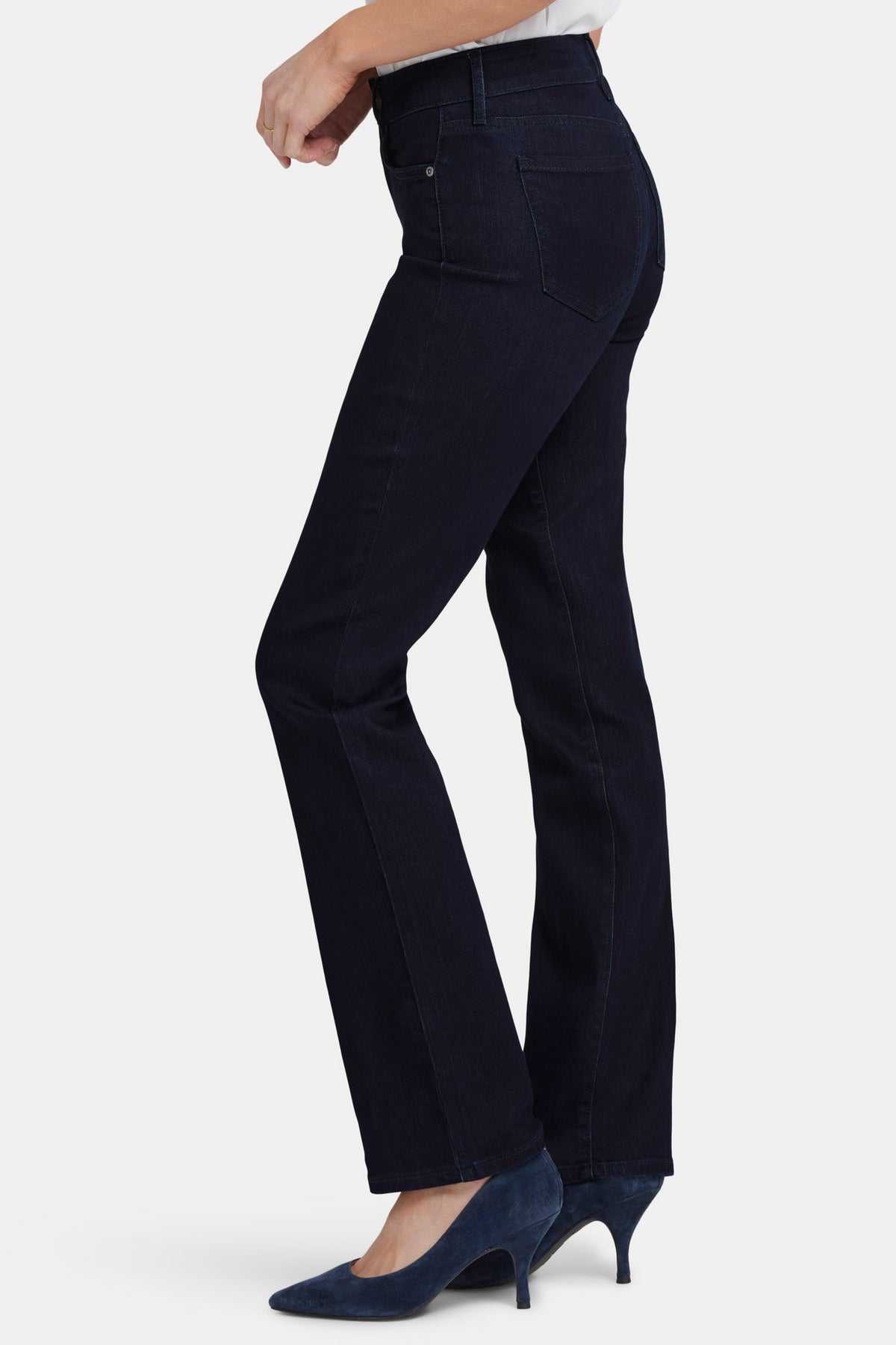 NYDJ Marilyn Straight Jeans  - Dark Enzyme