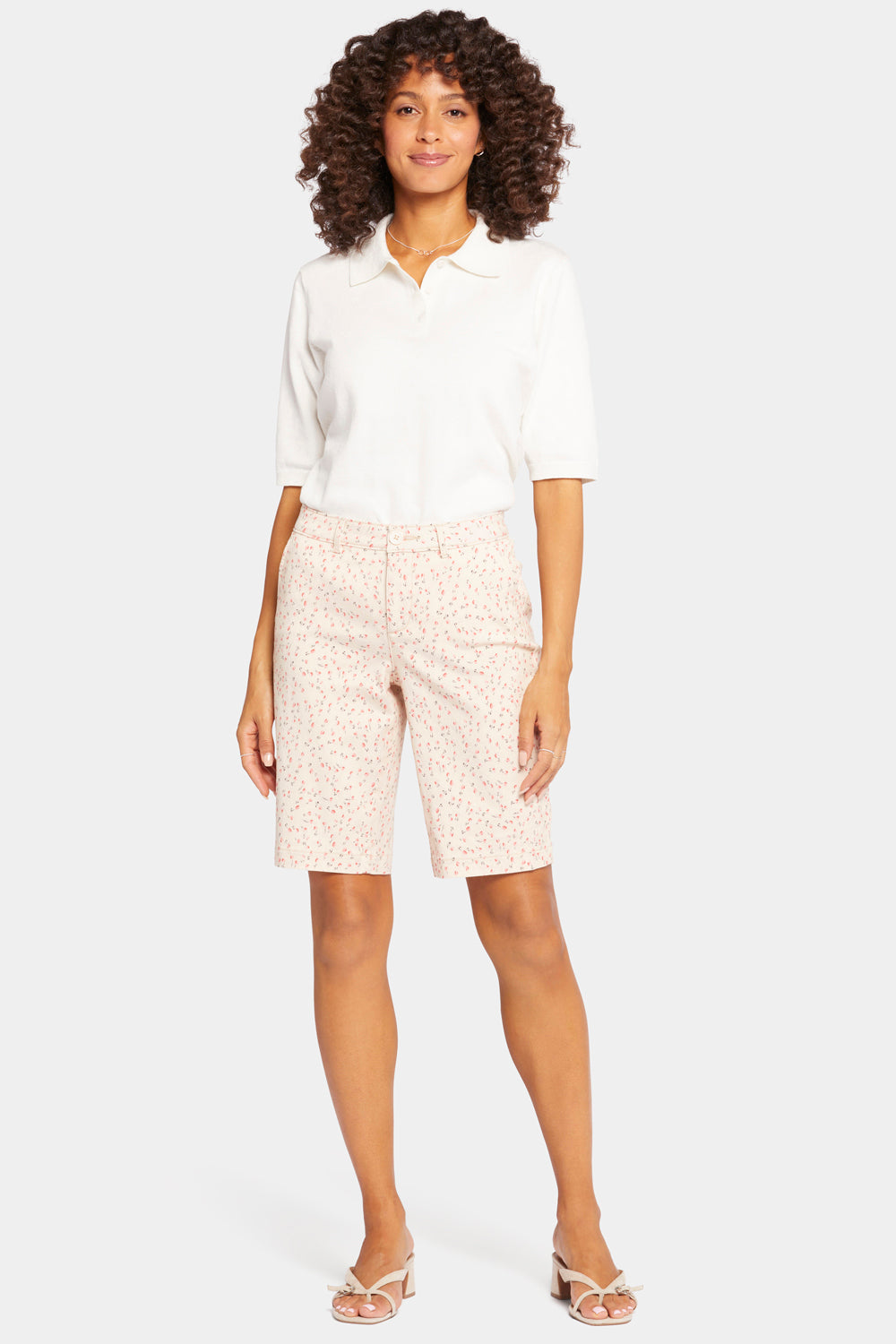 NYDJ Bermuda Shorts In Stretch Twill - Sweet Home