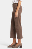 NYDJ Marilyn Straight Ankle Pants In Stretch Twill - Dark Wood