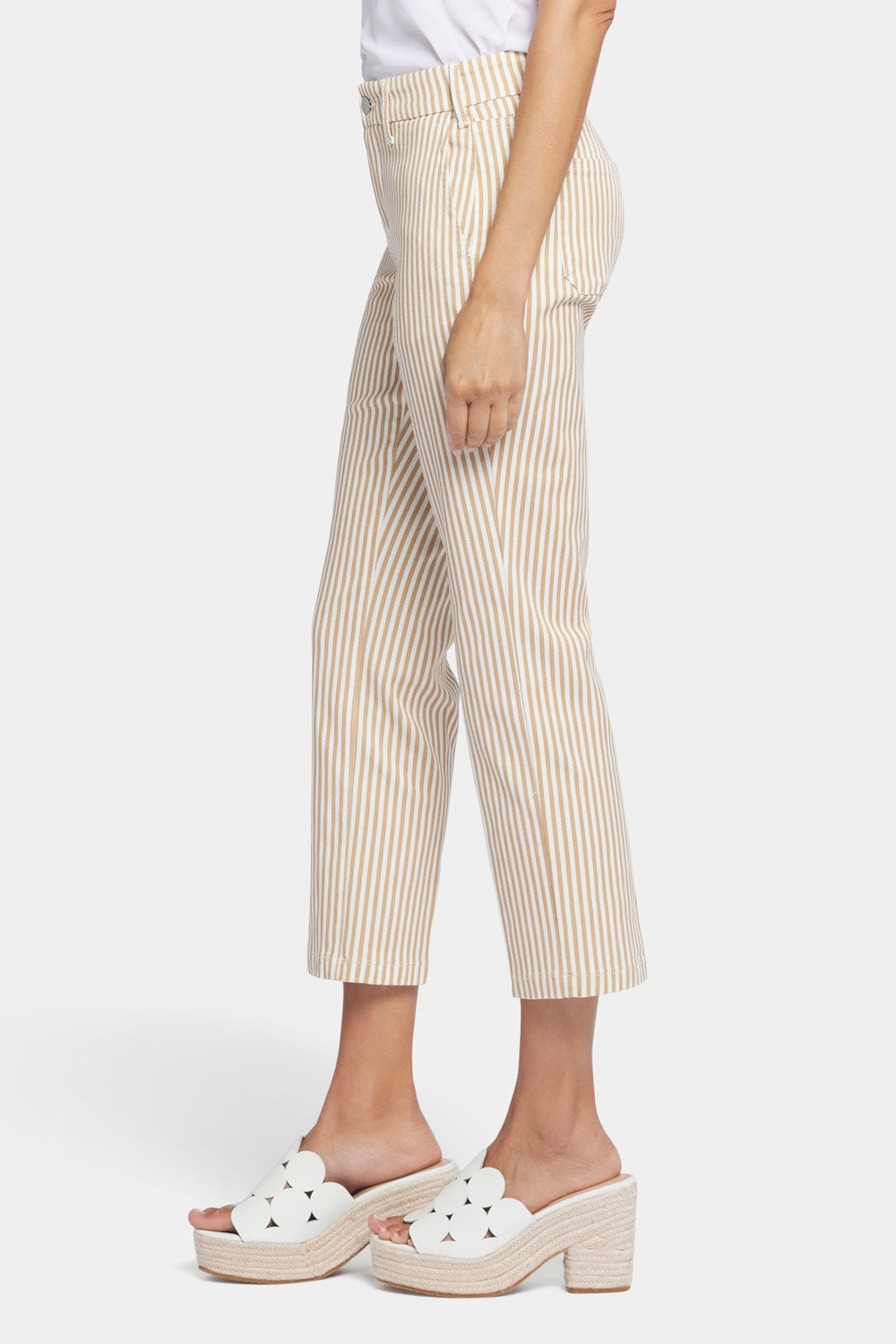 NYDJ Straight Ankle Pants In Stretch Twill - Sunbird Stripe